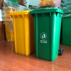 Thùng rác nhựa HDPE 240L