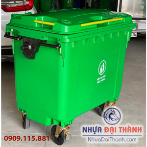 Thùng rác nhựa HDPE 660L