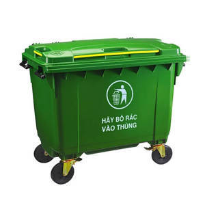 Thùng rác nhựa HDPE 660L
