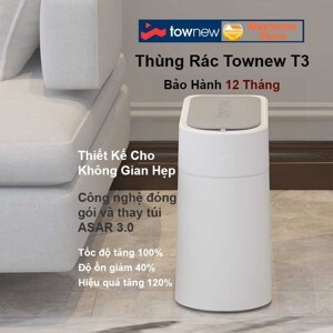 Thùng rác tự động thông minh Xiaomi Townew T3 New 2020