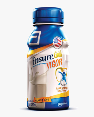 Thùng sữa Ensure Gold Vigor - 237ml, 24 chai