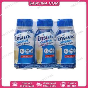 Sữa nước Ensure Original - 237ml, Thùng 24 chai