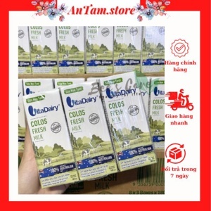 Thùng sữa non tươi VitaDairy Colos Fresh Milk 180ml (24 hộp)