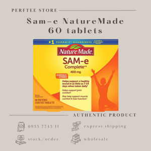 Thuốc an thần an toàn Nature Made SAM-e Complete 400mg 60 viên