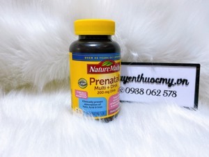 Thuốc bổ bà bầu Nature Made Prenatal Multi + DHA - 90 viên