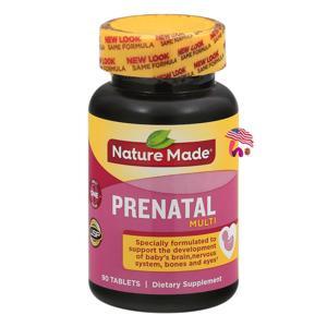 Thuốc bổ bà bầu Nature Made Prenatal Multi + DHA - 90 viên