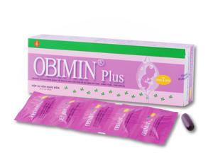 Thuốc bổ cho bà bầu Obimin plus