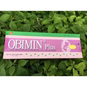 Thuốc bổ cho bà bầu Obimin plus