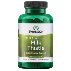 Thuốc bổ gan Swanson Full Spectrum Milk Thistle 500mg 100 viên