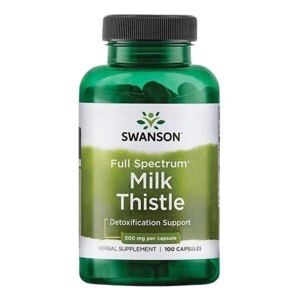Thuốc bổ gan Swanson Full Spectrum Milk Thistle 500mg 100 viên