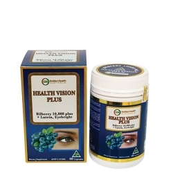 Thuốc Bổ Mắt Golden Health Health Vision Plus Bilberry 10000mg hộp 100 viên