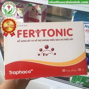 Thuốc bổ máu Traphaco Feritonic hộp 20 ống