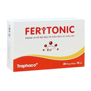 Thuốc bổ máu Traphaco Feritonic hộp 20 ống