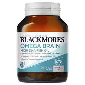 Thuốc bổ não Blackmores Omega Brain Health 4 lần DHA 60 viên