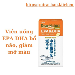 Thuốc bổ não DHA Asahi Dear natura 500mg - 240 viên