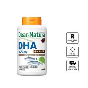 Thuốc bổ não DHA Asahi Dear natura 500mg - 240 viên
