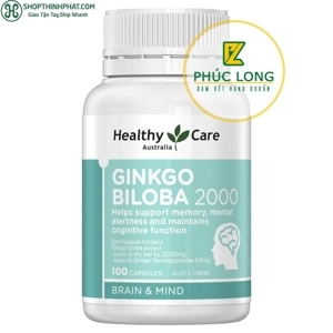 Thuốc bổ não Healthy Care Ginkgo Biloba hàm lượng 2000mg