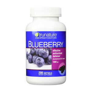 Thuốc bổ não từ trái việt quất Trunature Blueberry 1000mg 200 viên