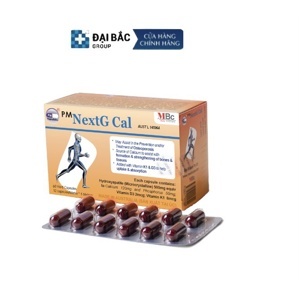 Thuốc bổ sung canxi NextG Cal 60v