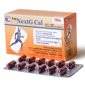 Thuốc bổ sung canxi NextG Cal 60v