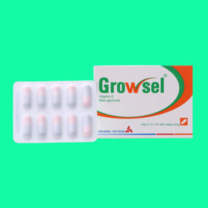 Thuốc bổ sung vitamin C và kẽm Growsel