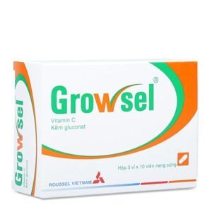 Thuốc bổ sung vitamin C và kẽm Growsel