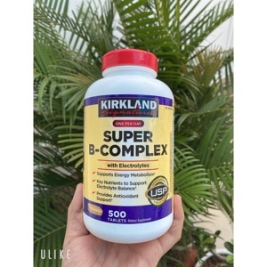 Thuốc bổ Vitamin tổng hợp Kirkland Signature One Per Day Super B-Complex with Electrolytes - 500 viên