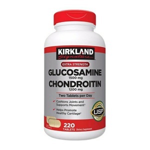 Thuốc bổ xương khớp Kirkland Signature Glucosamine 1500mg Chondroitin 1200mg 220 viên