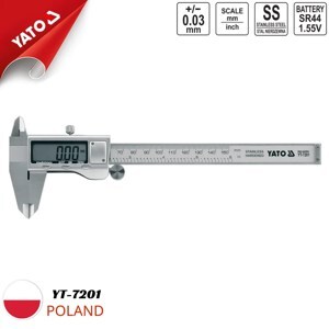 Thước cặp điện tử hệ met&in 0-150mm Yato YT-7201