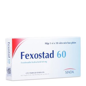 Thuốc chống dị ứng Fexostad 60mg Stada (H/10v)