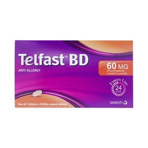 Thuốc chống dị ứng Telfast BD 60mg (H/10v)