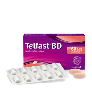 Thuốc chống dị ứng Telfast BD 60mg (H/10v)