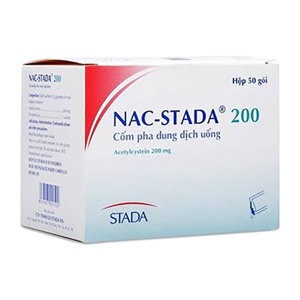 Thuốc cốm làm tiêu chất nhầy Nac-Stada 200 (50 gói/hộp)