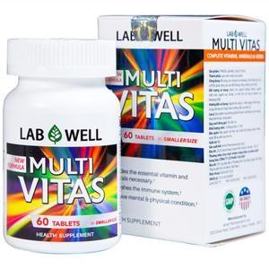 Thuốc cung cấp vitamin và khoáng chất Lab well Multi Vitas 60 viên