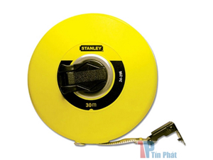 Thước cuộn sợi thủy tinh 30m Stanley 34-297 (Vàng)