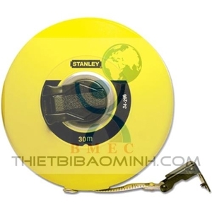 Thước cuộn sợi thủy tinh 30m Stanley 34-297 (Vàng)