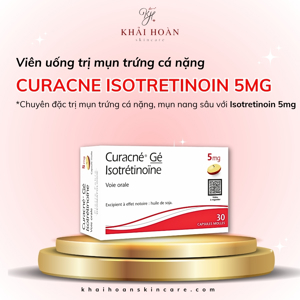 Thuốc điều trị trứng cá nặng Curacne 5mg