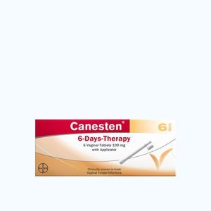 Thuốc điều trị viêm âm đạo Canesten 6- Day- Therapy hộp 6 viên