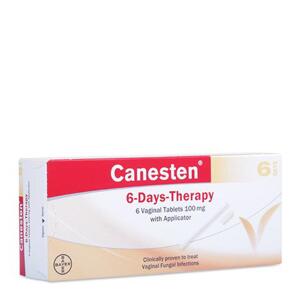 Thuốc điều trị viêm âm đạo Canesten 6- Day- Therapy hộp 6 viên