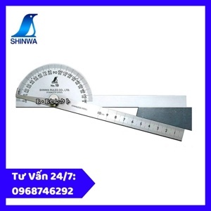 Thước đo góc Shinwa 62490, 100mm