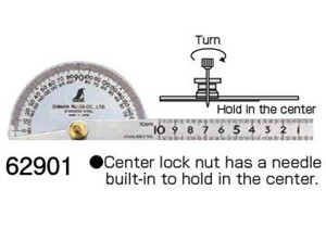 Thước đo góc Shinwa 62901, 100mm