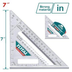 Thước Êke nhựa ABS tam giác 7 inch Total TMT61201