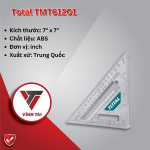 Thước Êke nhựa ABS tam giác 7 inch Total TMT61201