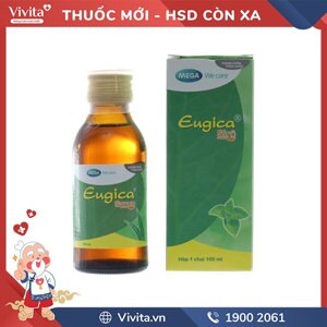 Thuốc Eugica Siro điều trị viêm phế quản 100ml