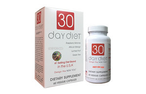 Viên uống giảm cân 30 Day Diet Creative BioScience - 60 viên