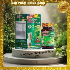 Viên uống giảm cân Best Slim USA - 40 viên