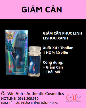 Viên uống giảm cân Phục Linh Lishou