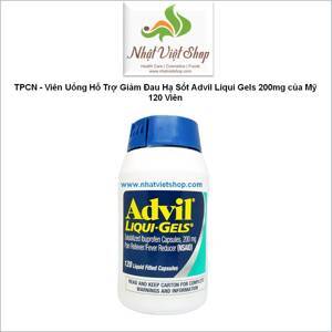 Thuốc giảm đau Advil Liqui Gels - 2 x 120 viên