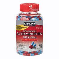 Thuốc giảm đau, hạ sốt Kirkland Signature Extra Strength Acetaminophen 500mg