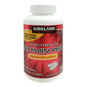 Thuốc giảm đau, hạ sốt Kirkland Signature Extra Strength Acetaminophen 500mg